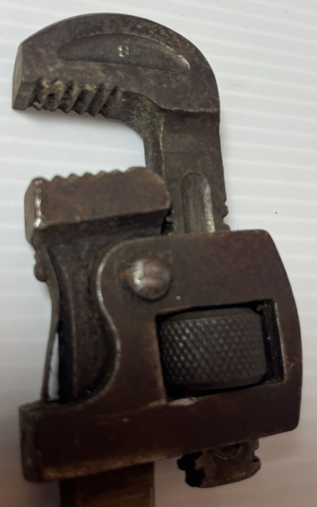 Antique J.P. Danielson No. 8 Stillson Pattern Pipe Wrench