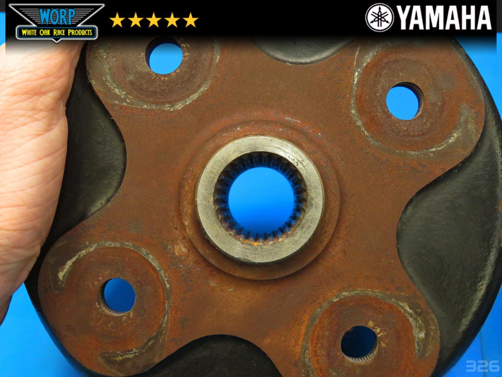 2002 YAMAHA BEAR TRACKER 250 REAR / BACK DRUM BRAKE PLATES SHOES ~ FOR PARTS