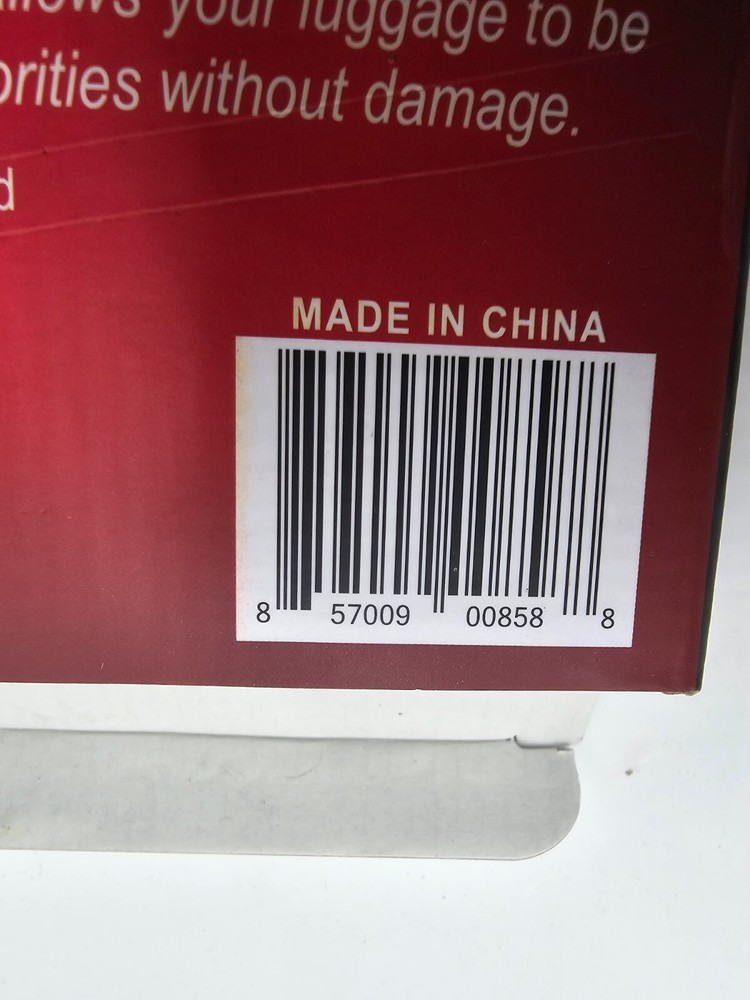 8-Pack Forge Luggage Combination Lock TSA17019 Easy Read Dials Black