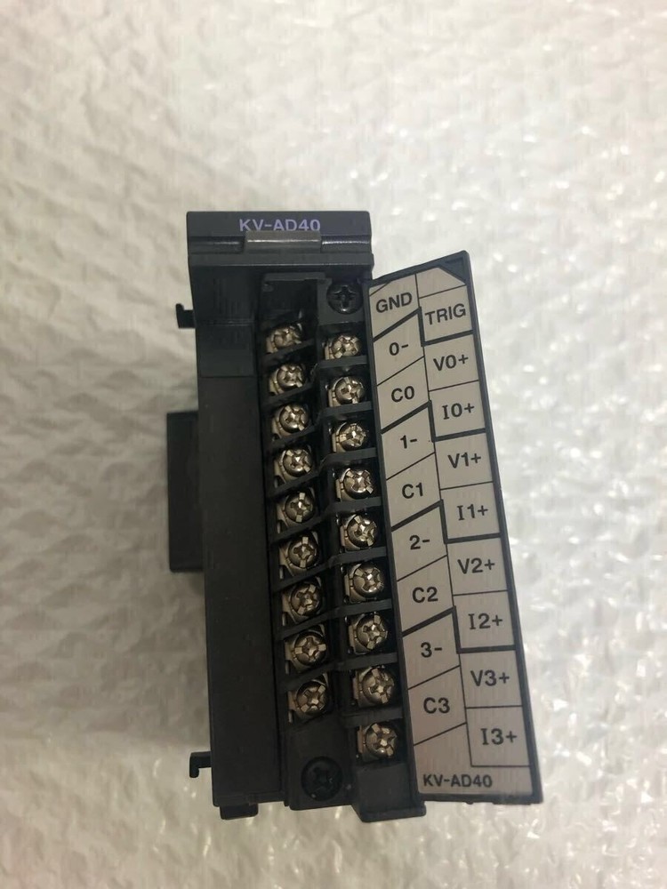 KEYENCE KV-AD40 Analog Input PLC Module w/ Warranty USED #4