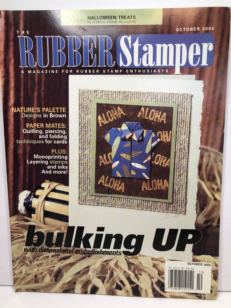 THE RUBBER STAMPER Magazine 2004 - Full Year - 8 Issues