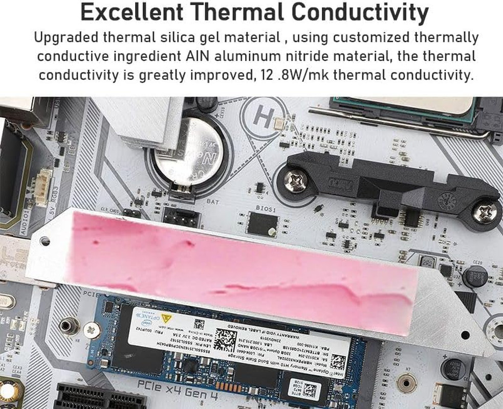 12.8W/Mk Thermal Putty for VGA GPU IC Processor Rapid Cooling Thermal Pad