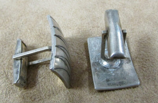 Sterling Silver Cuff Links By Elias +