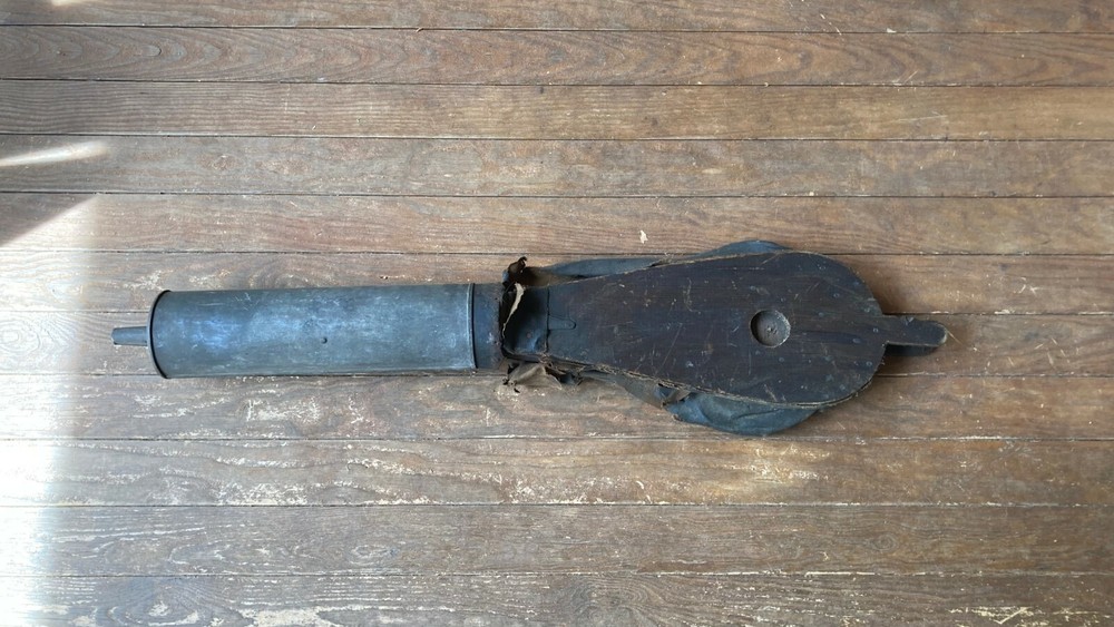 Antique Blacksmith Forge Bellows Odd Foldable Design For Ferrier? Rare Primitive