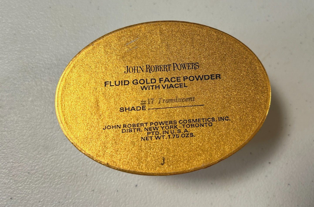 Vintage John Rober Powers Face Powder Container 1.75 oz