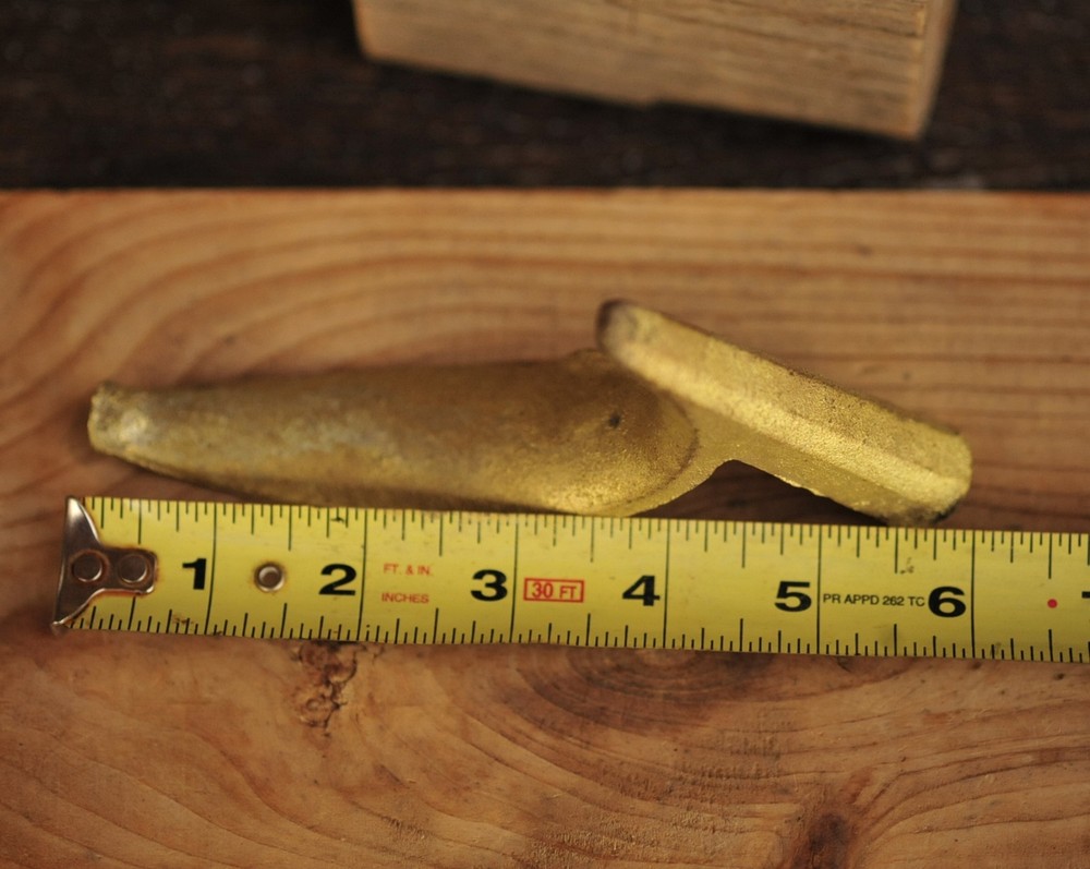 Black Powder Muzzleloader Brass Cast Builder Buttplate
