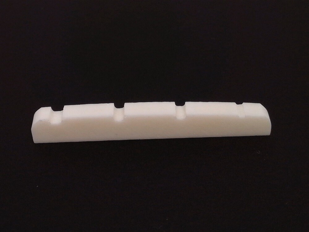 True Custom Shop® Bone Nut for Narrow 34mm Spacing 4 String Bass Guitars