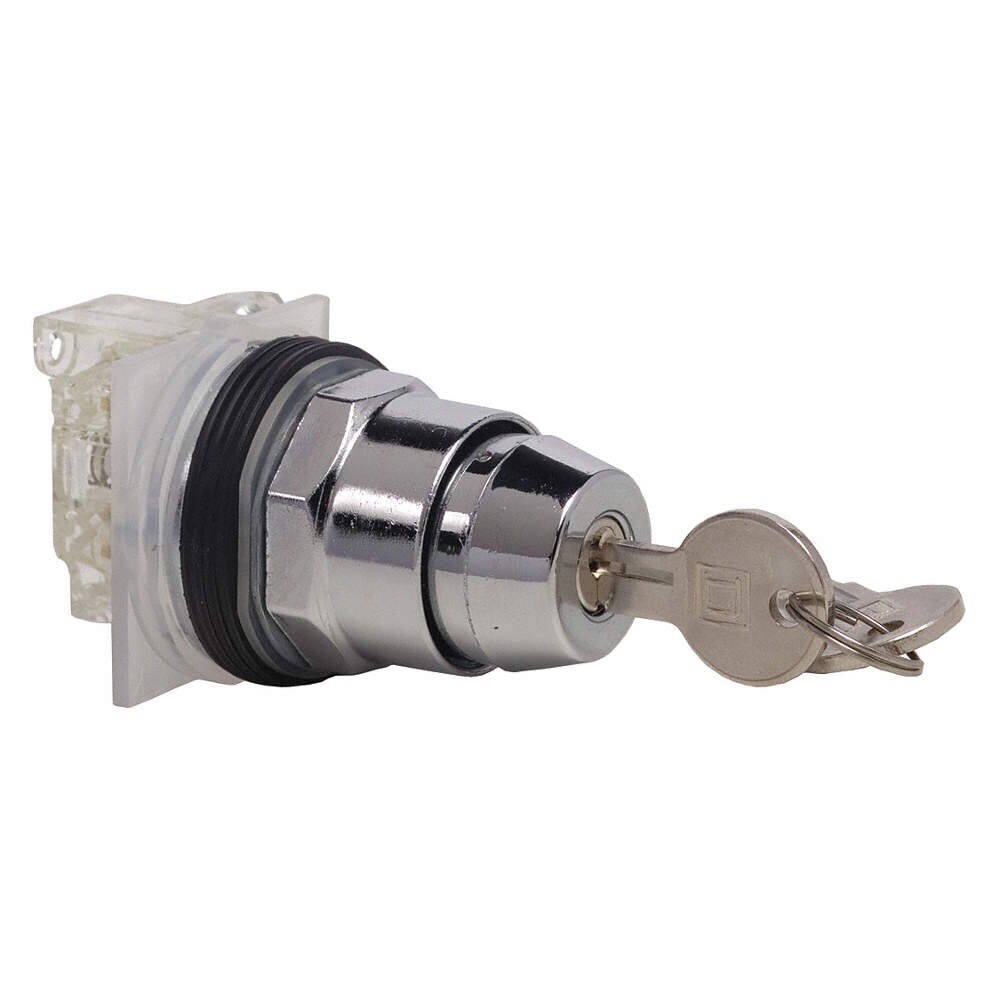 Schneider Electric 9001KS53KH1 Non Illuminated 3 Position Key Selector Switch