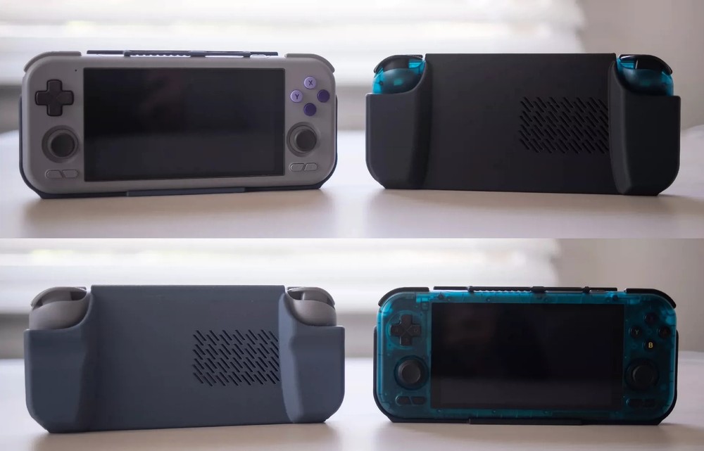 For Retroid Pocket 4 Pro Pocket4 3D Printed Handhold Controller Holder Grip Case