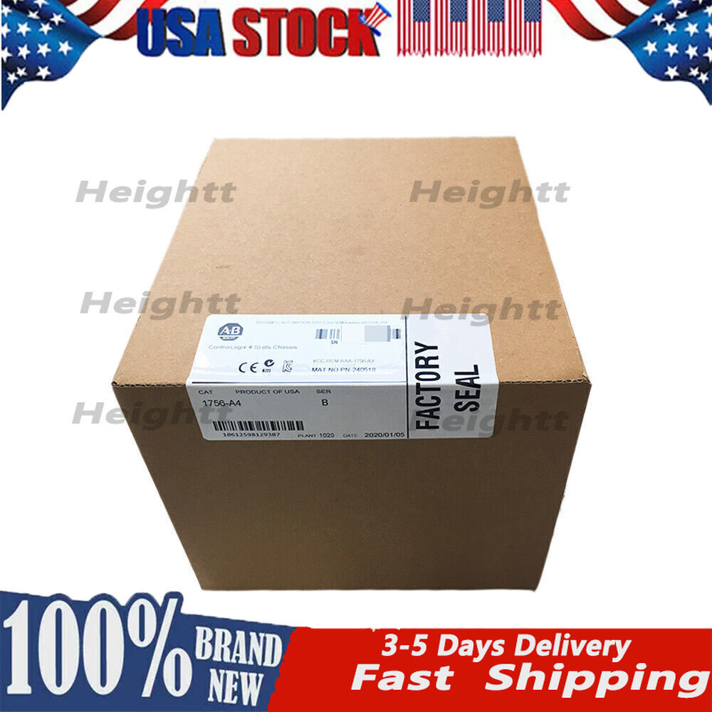 Factory Sealed Allen-Bradley 1756-A4 ControlLogix 4 Slots Chassis