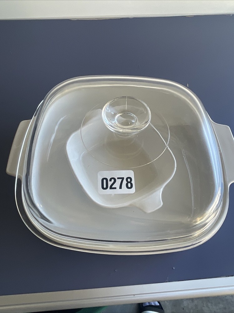 Corning Ware Ceramic Dish Lot 2 Pieces Casserole Serving