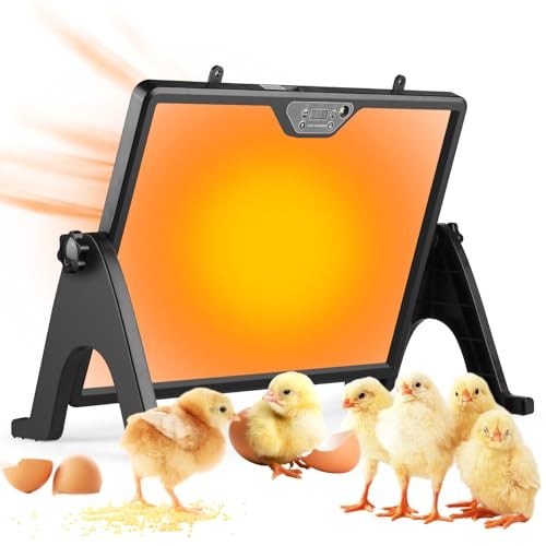 Chicken Coop Heater, 180W Chick Brooder Heating Plate, 17"x13" Double-Sided