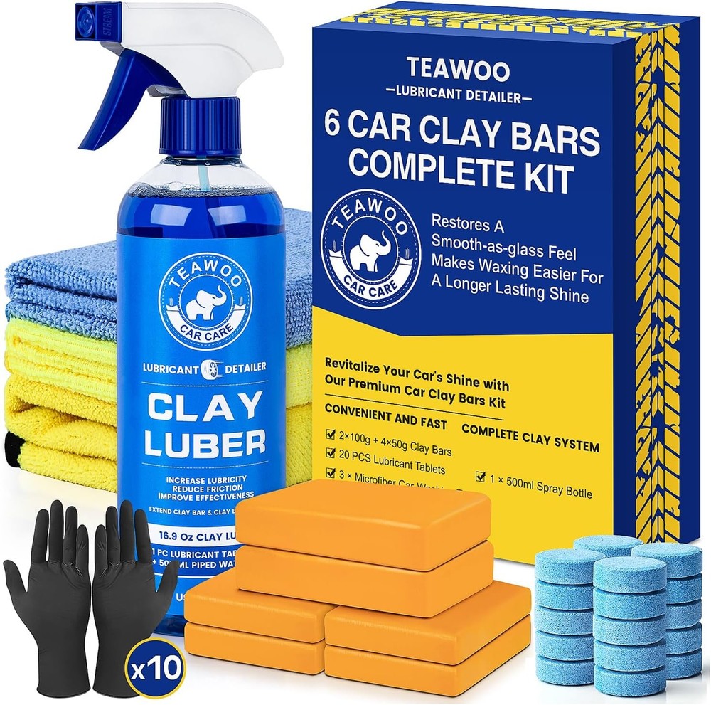 Clay Bar Car Detailing Kit Complete