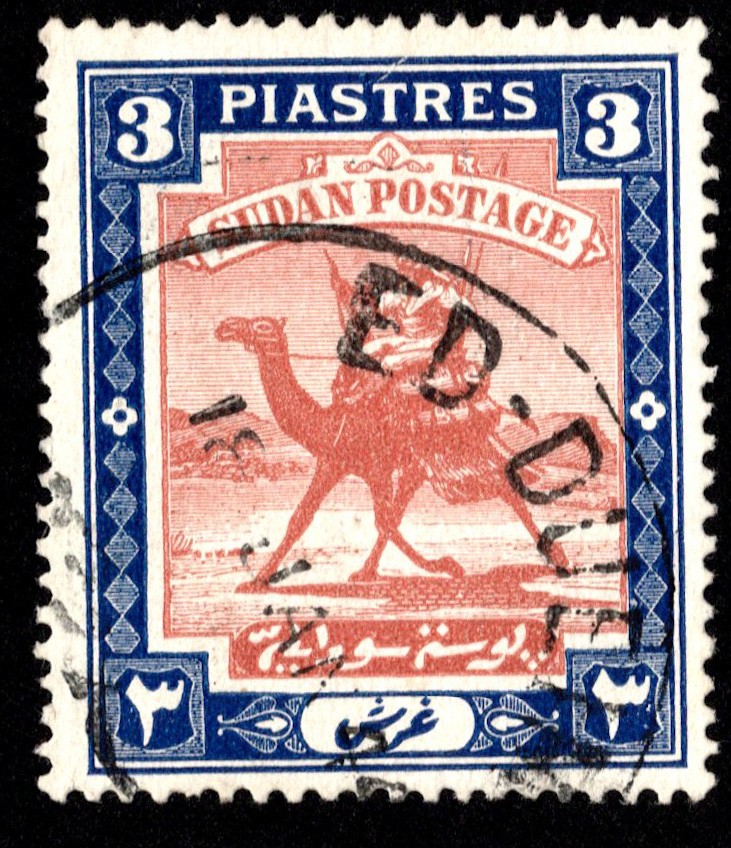 Sudan Scott 44 with Ed Duem postmark.
