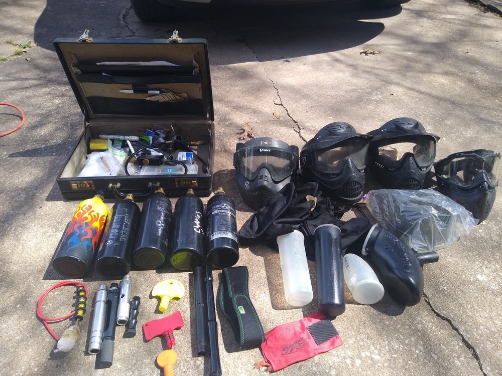 paintball accessories lot