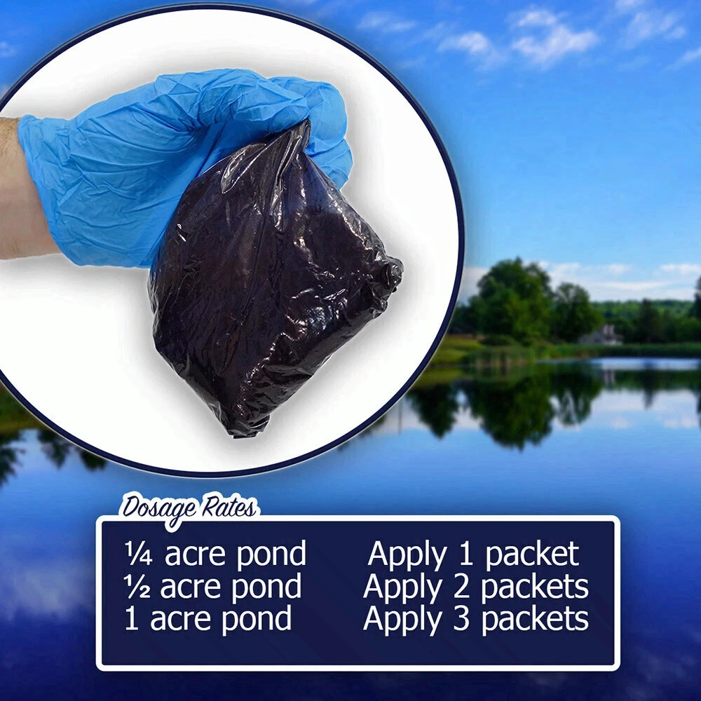 Midnight Blue Pond Dye Packets- 6 water soluble packets