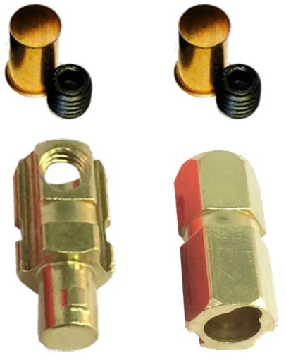 WeldingCity® 3-pk Dinse-type Twist-lock Cable Connector Pair #2-1/0 | US Seller