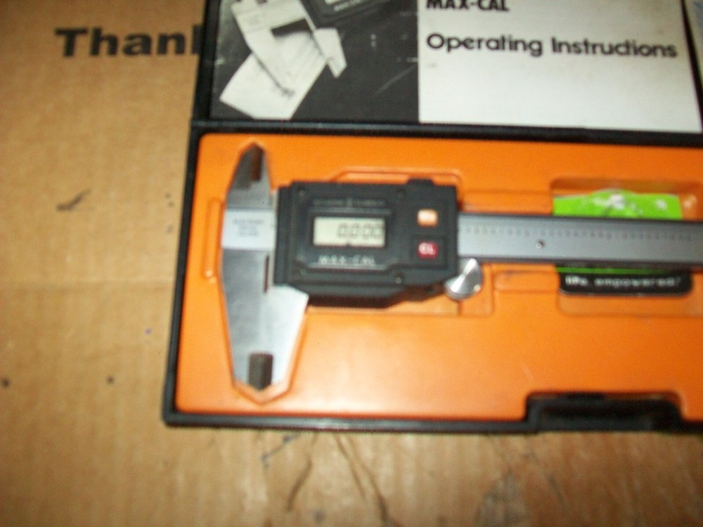 Scherr Tumico Max-Cal Electronic Digital Caliper Serial # 059019