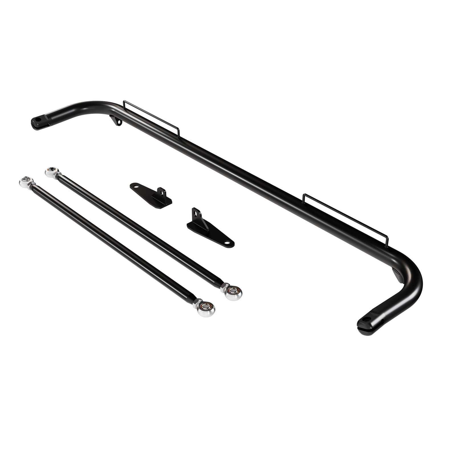 49" Black Universal Stainless Steel Racing Safety Seat Belt Roll Harness Bar Rod