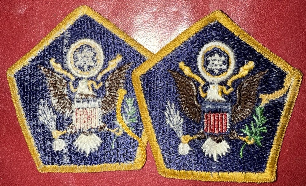1980s - GWOT US Army Headquarters And Command SSI Patch (AQ)