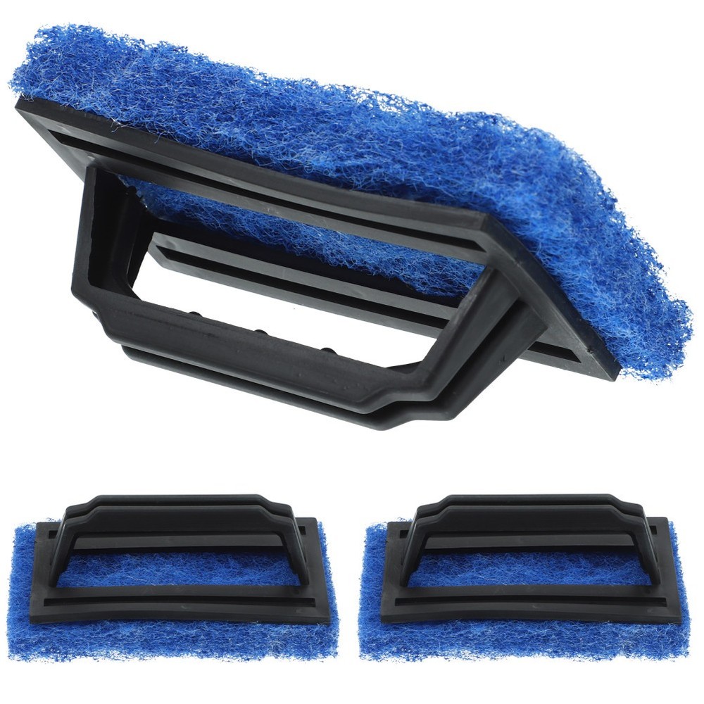 3 Pcs Cleaning Brush Ink Pad Triangular Screen Window Cleaner Remover