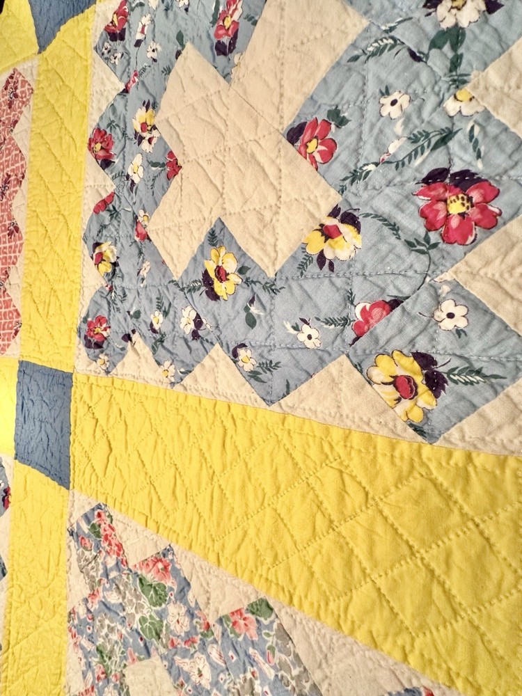 Handmade Patchwork Cotton Album Quilt