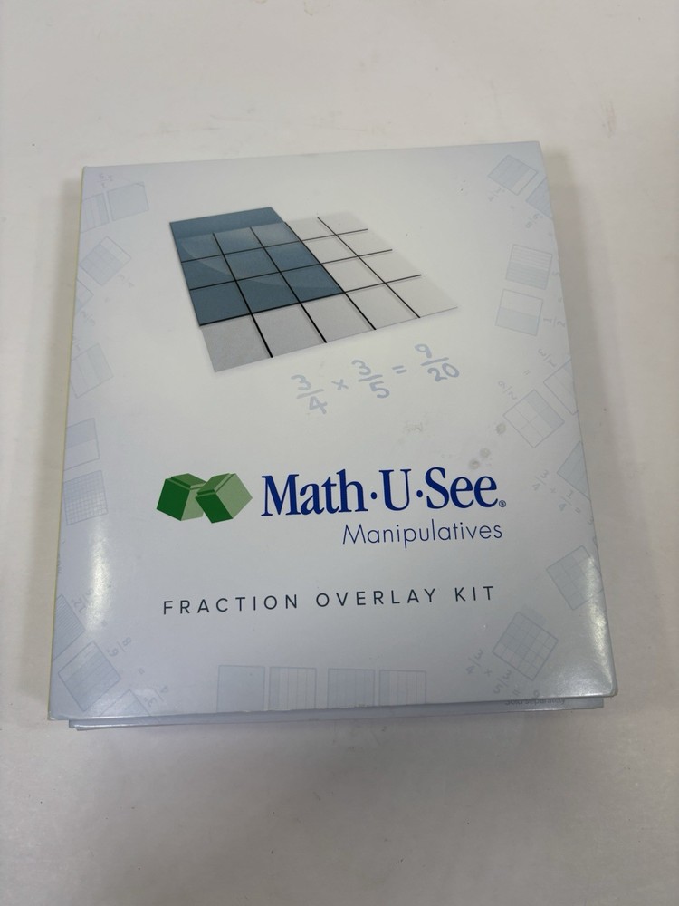 Math U See Manipulatives Block Set & Algebra/Decimal Inserts & Fraction Overlays