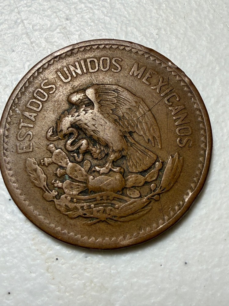 1945 Mexico 20 Centavos coin