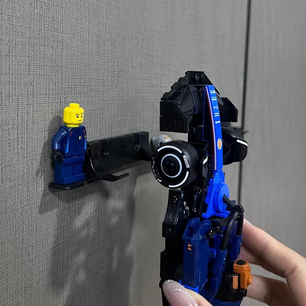 Wall Mount Compatible with Speed Champions Sets, Wall Bracket with a Base for...