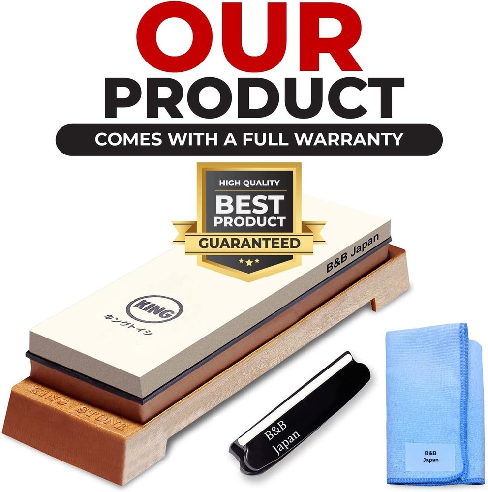 Whetstone Starter Set Include 1000/6000 Grit Combination Whetstone made in Japan