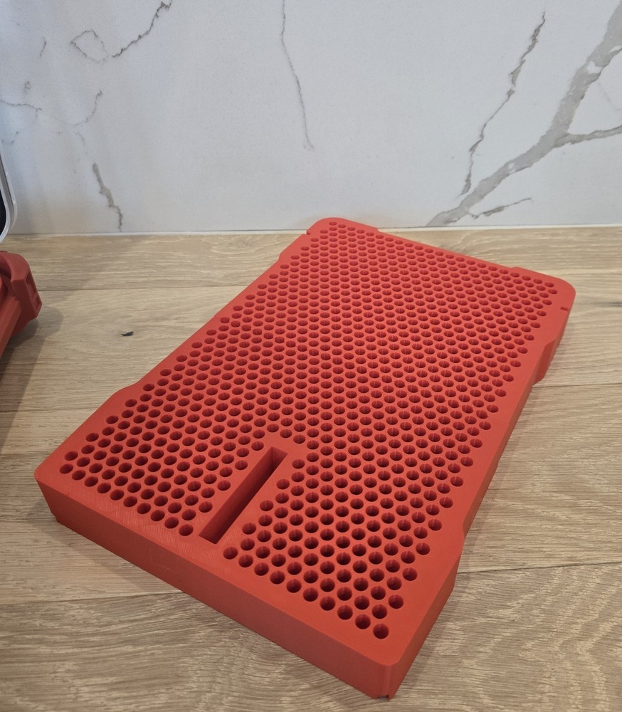 Custom Slim Milwaukee Packout Insert - .22LR Round Organizer Red