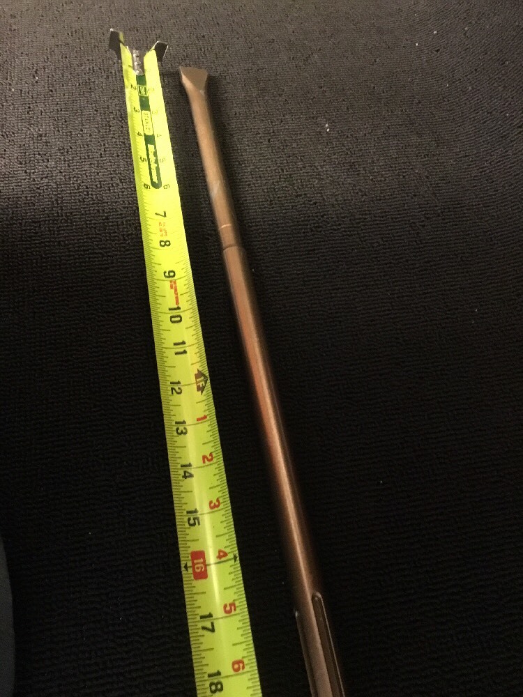 HILTI CHISEL WIDE FLAT SDS MAX 7/8" X 19" PREOWNED, FREE HAT, FAST SHIP