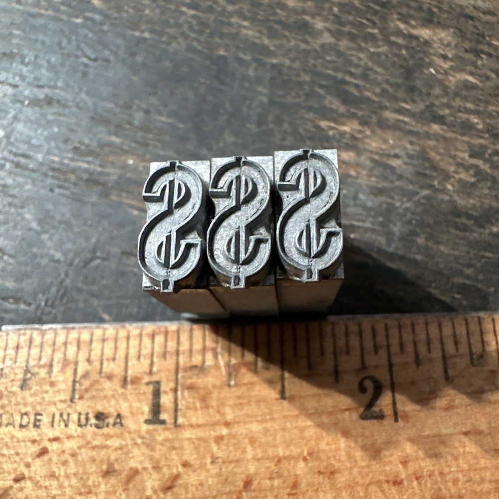 Printing Blocks ( Money Sign ) $$$ 3 Print Blocks