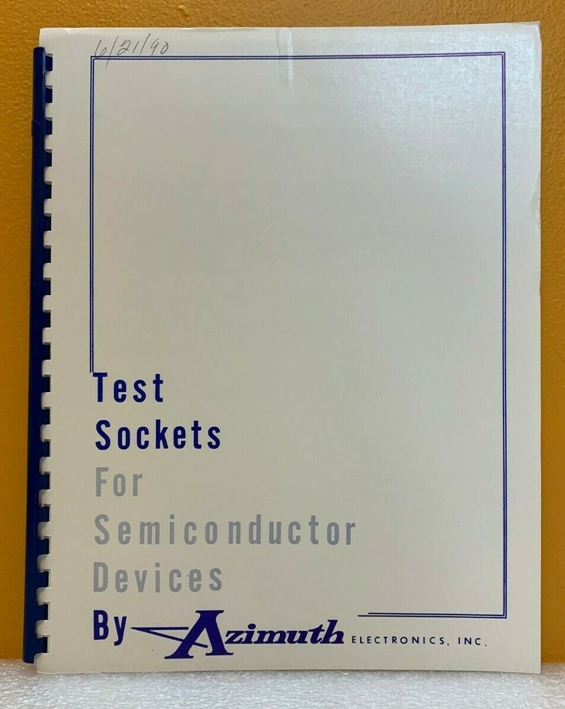 Azimuth Electronics Inc. Test Sockets Catalog.