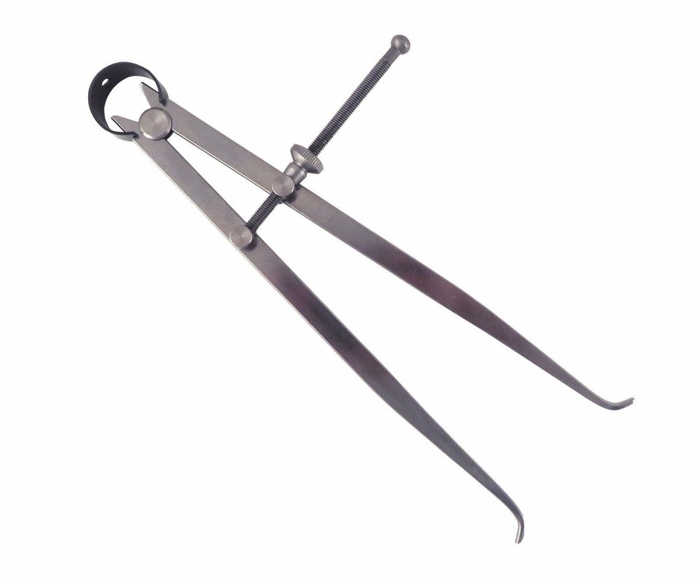 8" Spring Calipers Set of 3 Pieces Divider, Inside & Outside