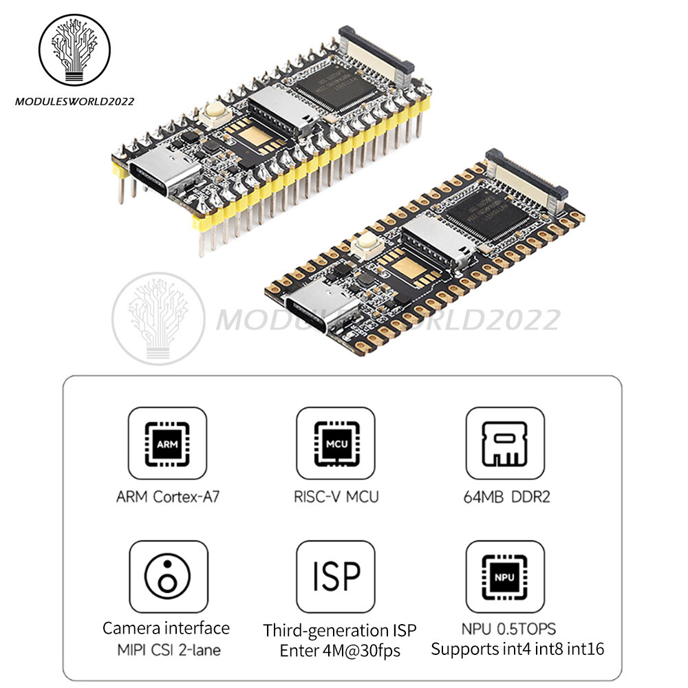 Luckfox Pico RV1103 Linux AI Development Board ARM Cortex-A7 Processor 64MB DDR2