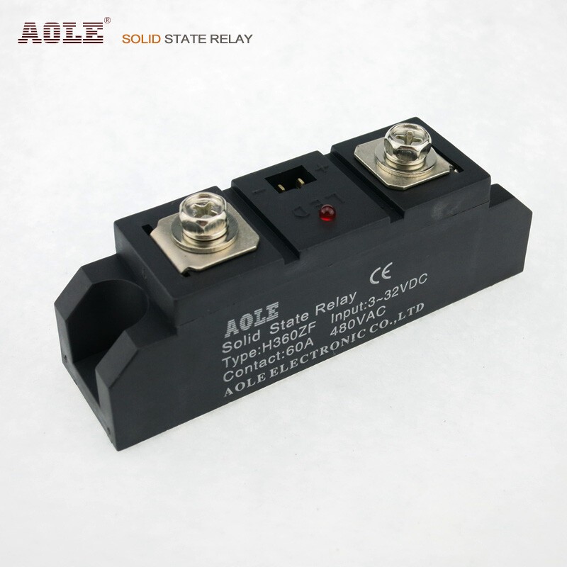 DC-AC Industrial Grade Module 60A AC Single Phase Solid State Relay H360ZF