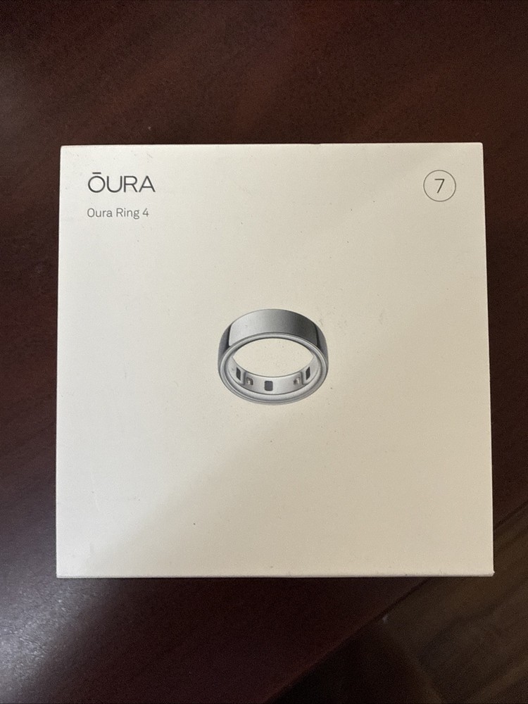 Oura Ring Gen 4 Silver Size 7 NEW - OPEN BOX