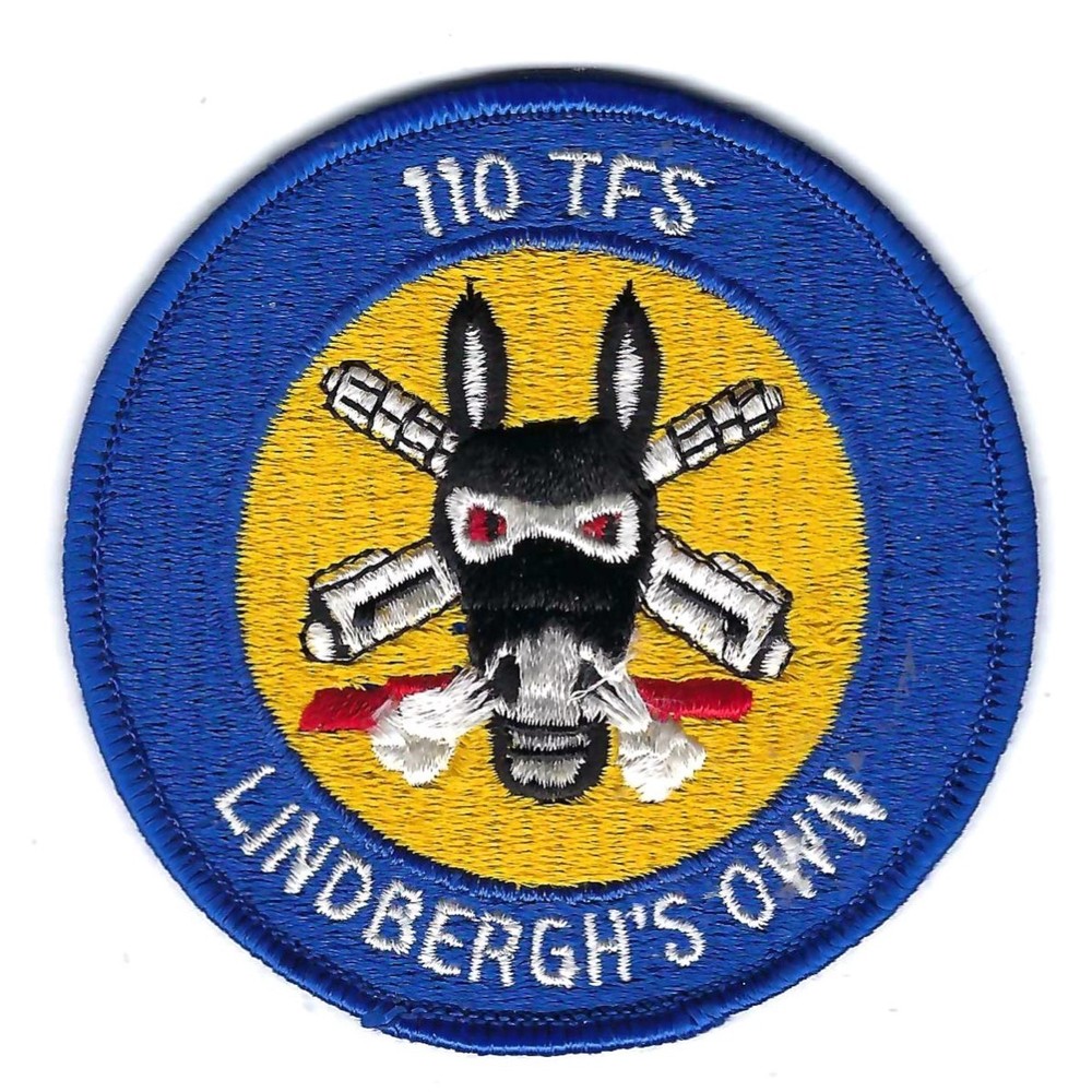 ORIGINAL 70's-80's 110th TAC FIGHTER SQUDRON (SCHIFFLI MADE) patch