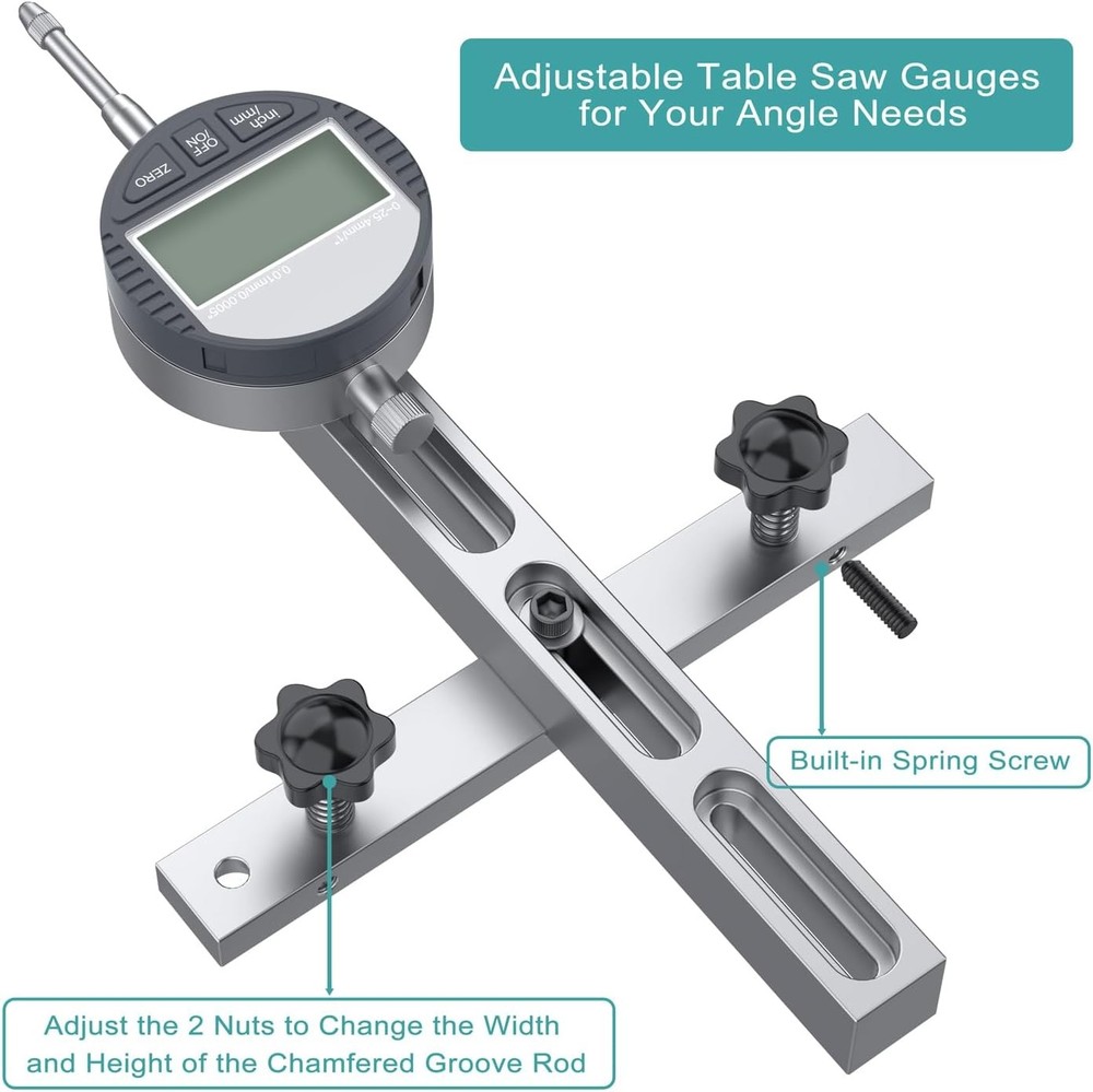 HDLNKAK Table Saw Digital Dial Indicator Gauge