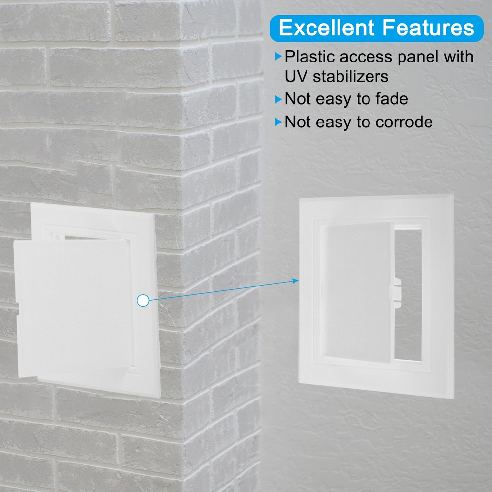 5x5 Inch(115x115mm) Removable Hinged Access Panel, Access Doors, White