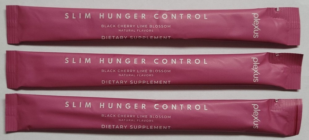 Plexus Hunger Control Black Cherry Lime Blossom 3 Packets New & Sealed
