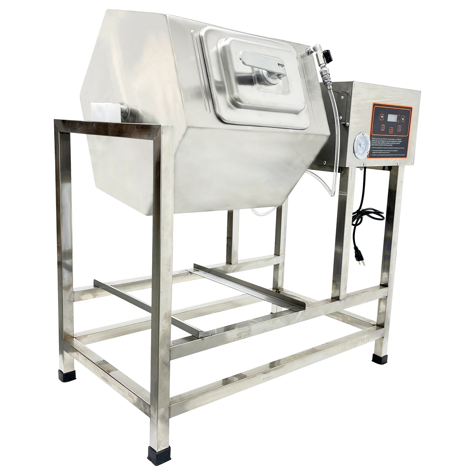 110V Vacuum Tumbler Marinator Meat Vegetable Marinating Machine 70L Food Vacuum