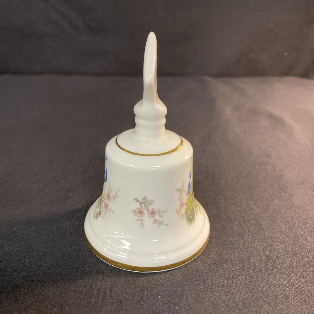 Countess Fine Bone China Bell- Peacock Pattern- RARE