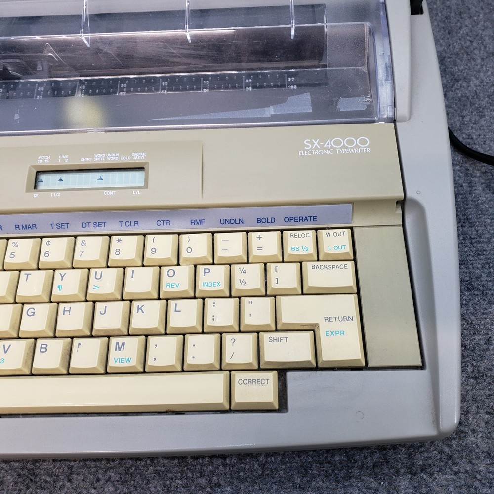 Brother SX-4000 LCD Digital Display Electronic Typewriter Tested