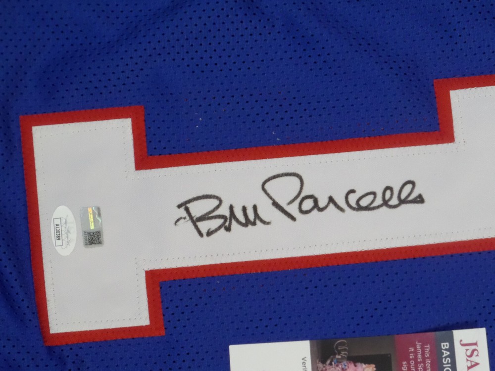 bill Parcells signed Blue Pro Style jersey, JSA