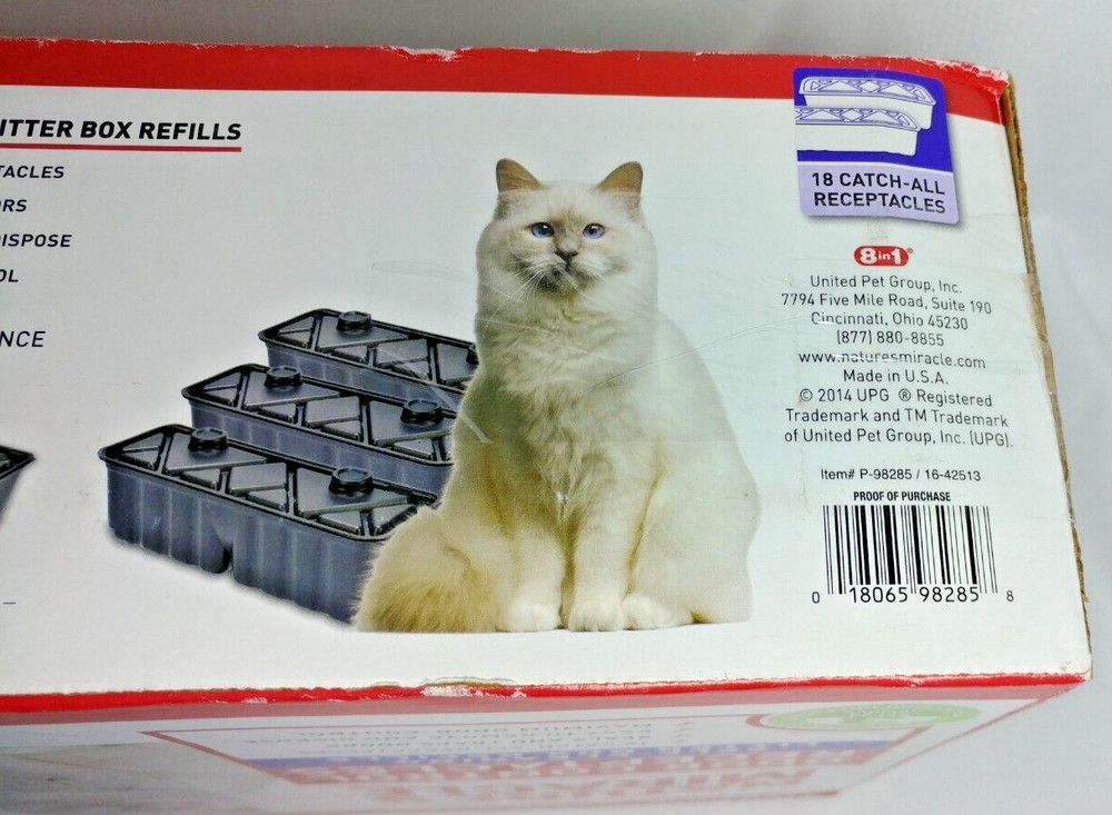Nature’s Miracle Odor Control Receptacles First Gen 18 Count NOB