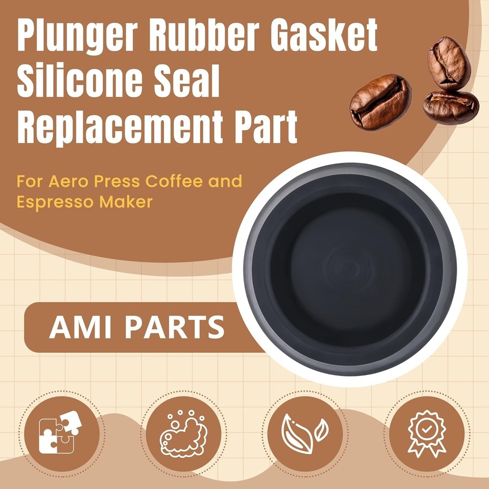 Aero-Press Plunger Seal - Durable Silicone Replacement for Optimal Brews