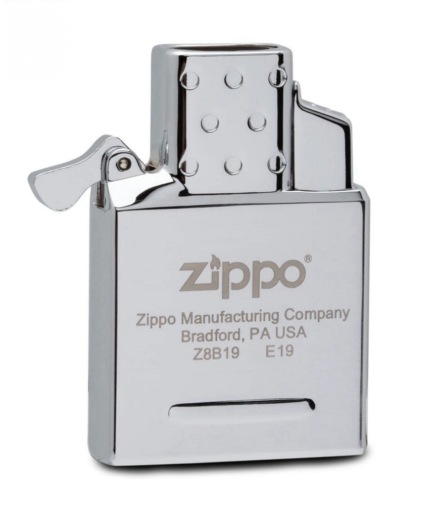 ZIPPO Double Torch Insert Combo Pack With Highly Polished Street Chrome Lighter
