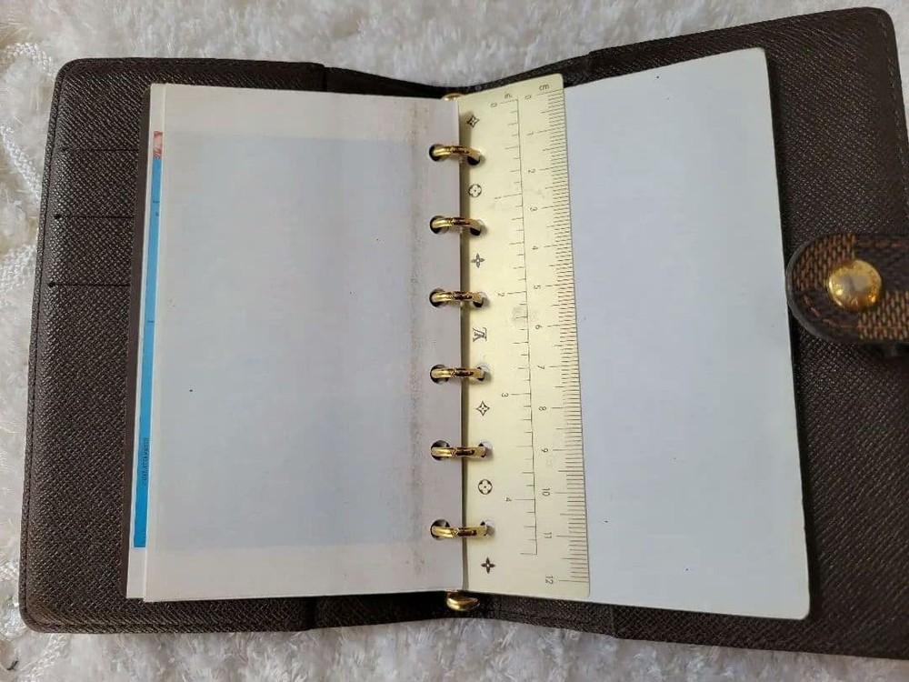 Used Louis Vuitton Damier notebook cover